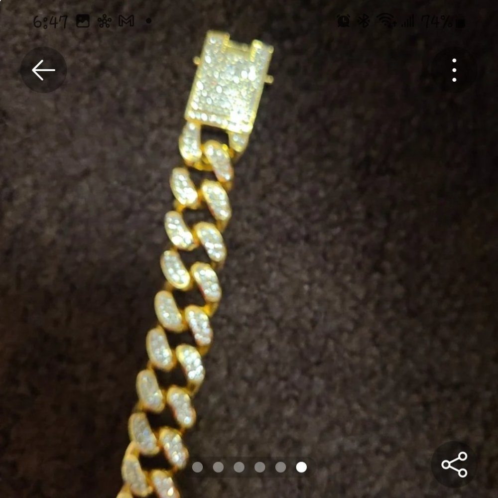 New mens necklace and bracelet